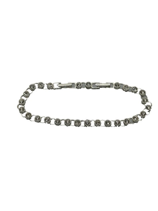 Avon Jewelry - Vintage Avon Silver Tone Tennis Bracelet Clear Rhinestones w/ Extender